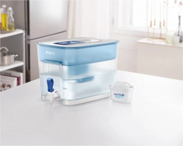 BRITA Wasserfilter-Station Flow Wasserfilter Blau – Bild 3