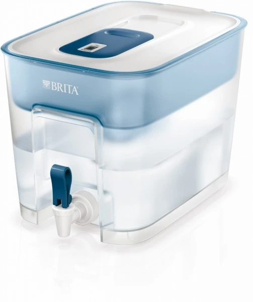 BRITA Wasserfilter-Station Flow Wasserfilter Blau