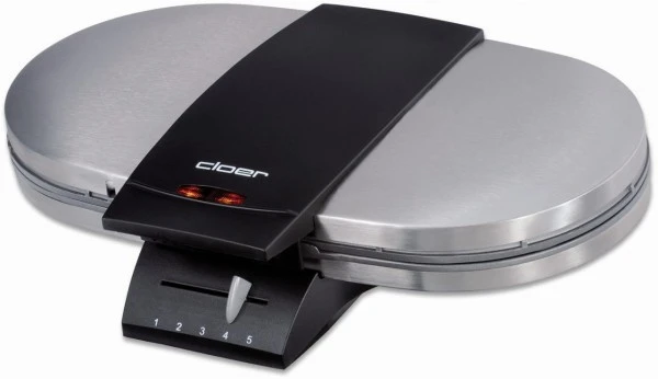 Cloer 1329 Doppelwaffelautomat Waffelautomat Edelstahl Matt – Bild 6