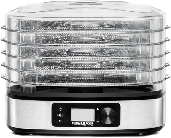 Rommelsbacher DA 350 Dörrautomat Edelstahl/schwarz 3 Rommelsbacher DA 350 Dörrautomat Edelstahl/schwarz