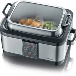 Severin SV 2447 Sous-Vide Garer Edelstahl-gebürstet/schwarz