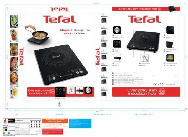 Tefal IH2108 Every Day Slim Induktionskochplatte Schwarz – Bild 4