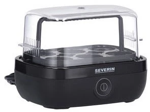 Severin EK 3165 Eierkocher Schwarz 4 Severin EK 3165 Eierkocher Schwarz – Bild 2