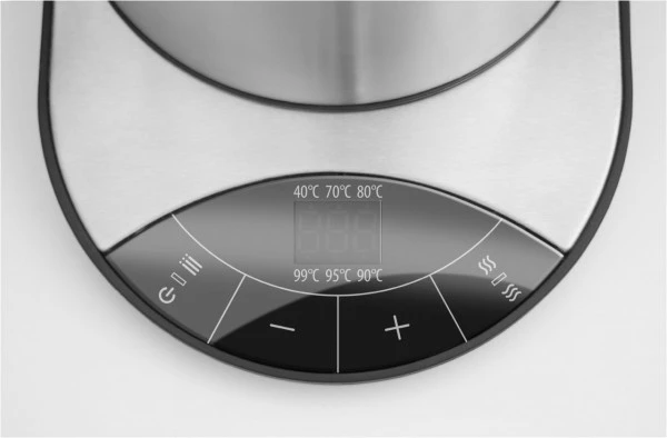 Caso WK 2500 Wasserkocher Edelstahl/schwarz – Bild 4