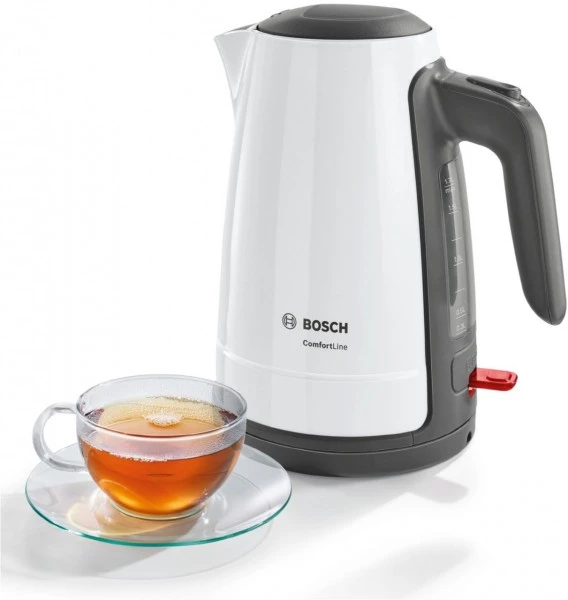 Bosch TWK6A011 Wasserkocher Weiß/dunkelgrau 5 Bosch TWK6A011 Wasserkocher Weiß/dunkelgrau – Bild 3