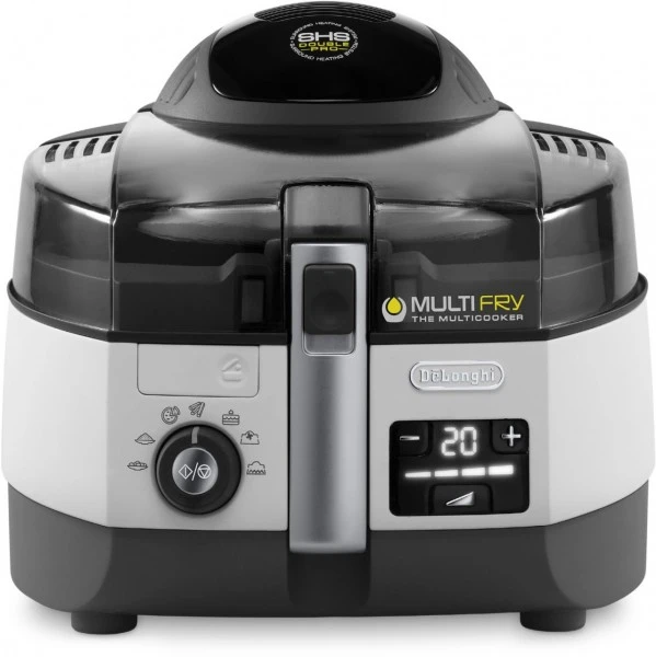 DeLonghi FH 1394/1 Multifry Extra Chef Heißluft-Fritteuse Schwarz/weiss