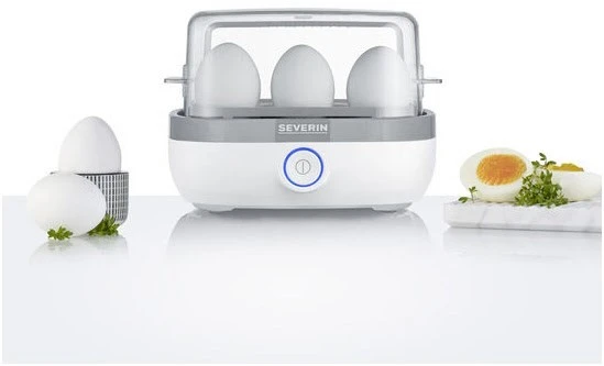 Severin EK 3164 Eierkocher Weiß/grau – Bild 5