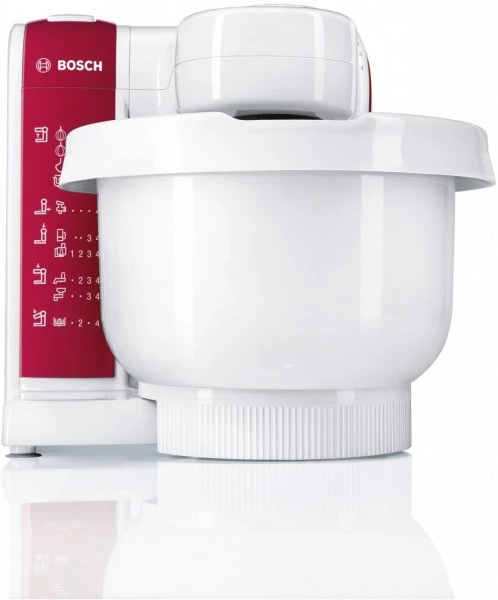 Bosch MUM48RE Küchenmaschine Weiß/rot – Bild 4