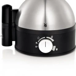 WMF STELIO Eierkocher Cromargan Matt/schwarz