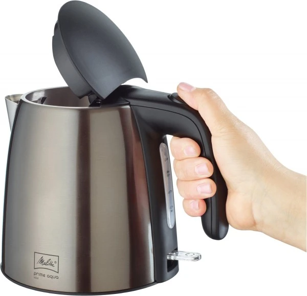 Melitta Prime Aqua Mini Wasserkocher Metallic Grey – Bild 2