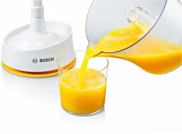 Bosch MCP3500N Zitruspresse Weiß/sommergelb – Bild 6
