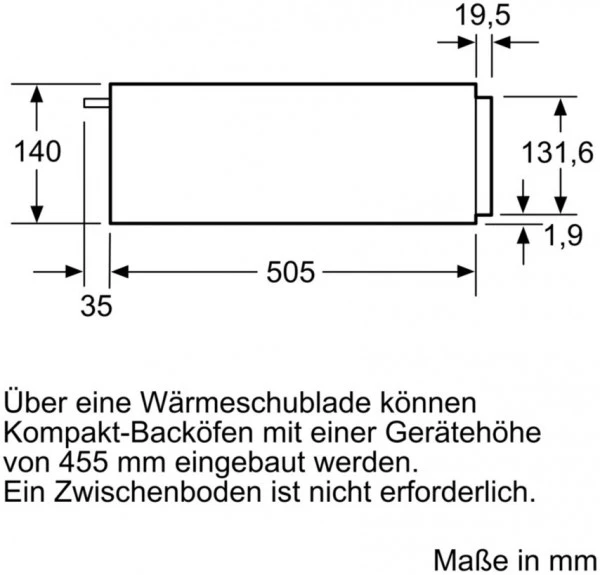 NEFF NAH11 Wärmeschublade Edelstahl 6 NEFF NAH11 Wärmeschublade Edelstahl – Bild 4