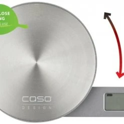 Caso Kitchen EcoMate Küchenwaage Edelstahl