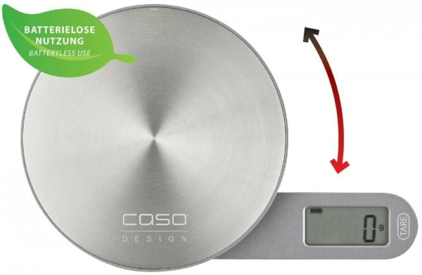 Caso Kitchen EcoMate Küchenwaage Edelstahl