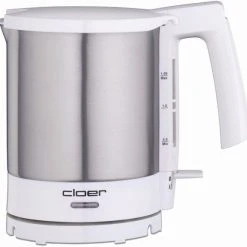 Cloer 4711 Wasserkocher Weiß/edelstahl