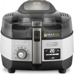 DeLonghi FH 1396/1 Multifry Extra Chef Plus Heißluft-Fritteuse Anthrazit/weiß