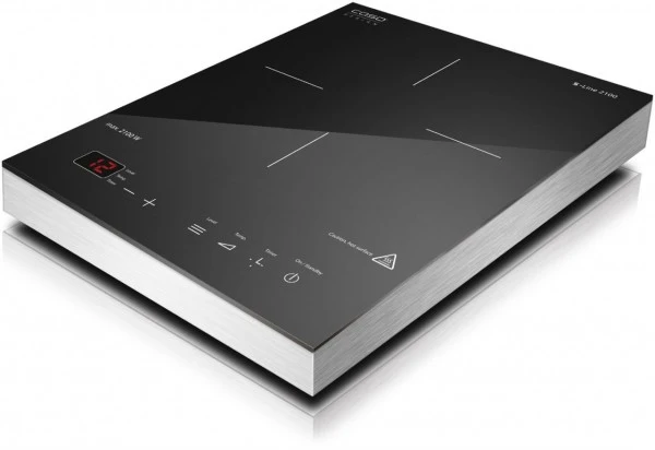 Caso S-Line 2100 Induktionskochplatte Edelstahl