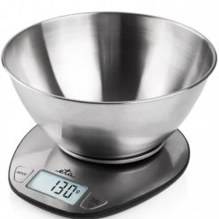 Eta Dori 6778 Küchenwaage Mit Schüssel Edelstahl