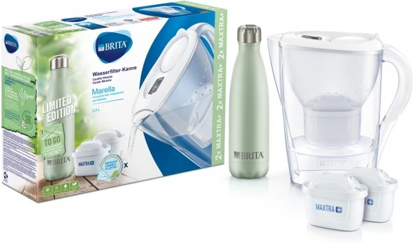 BRITA Marella Inkl. 2 MAXTRA+ Wasserfilter Weiß