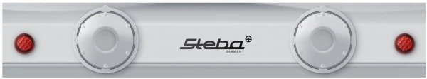 Steba KF 150 Doppelkochplatte Weiß/schwarz – Bild 2