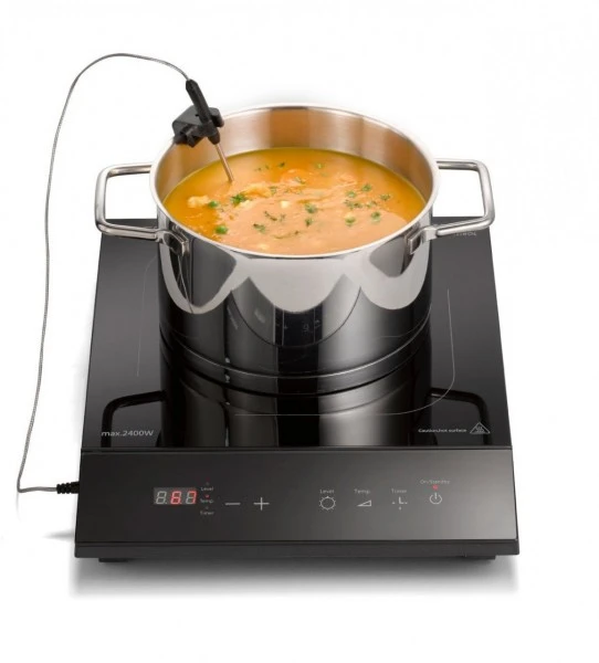 Caso TC 2400 ThermoControl Induktionskochplatte Schwarz – Bild 2