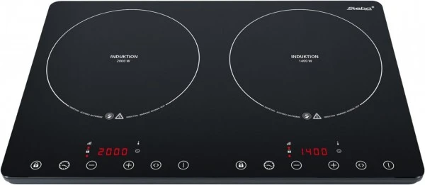 Steba IK 650 SLIM Doppel-Induktionskochplatte Schwarz 3 Steba IK 650 SLIM Doppel-Induktionskochplatte Schwarz