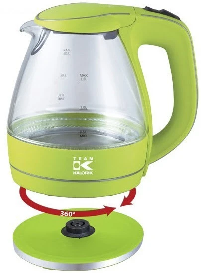 Kalorik TKG JK 1022 AG Wasserkocher Apfelgrün – Bild 2