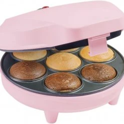 Bestron ACC217P Cupcake Maker Hellrosa
