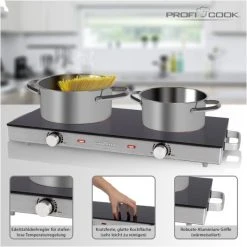 ProfiCook PC-DKP 1211 Doppelkochplatte Edelstahl -Rommelsbacher shop 4fd6d850 11eb 40d6 9c8f 389b0ff66a36 600x600