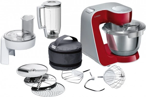 Bosch MUM58720 Küchenmaschine Rot/silber 3 Bosch MUM58720 Küchenmaschine Rot/silber