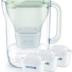 BRITA Style Inkl. 3 MAXTRA+ Tischwasserfilter Olivgrün