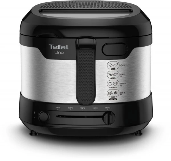 Tefal FF215D Uno M Fritteuse Schwarz/edelstahl