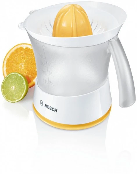 Bosch MCP3500N Zitruspresse Weiß/sommergelb – Bild 2