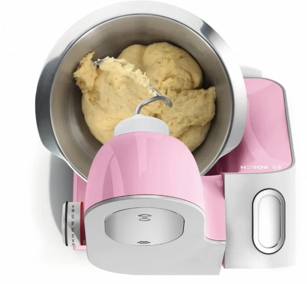 Bosch MUM58K20 Küchenmaschine Gentle Pink/silber 8 Bosch MUM58K20 Küchenmaschine Gentle Pink/silber – Bild 6