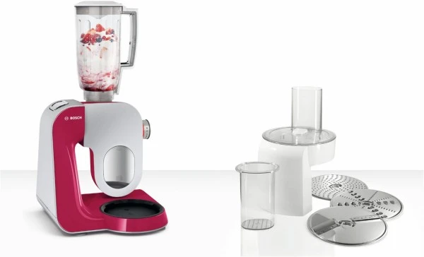 Bosch MUM58420 Küchenmaschine Diamant Rot/silber 8 Bosch MUM58420 Küchenmaschine Diamant Rot/silber – Bild 6
