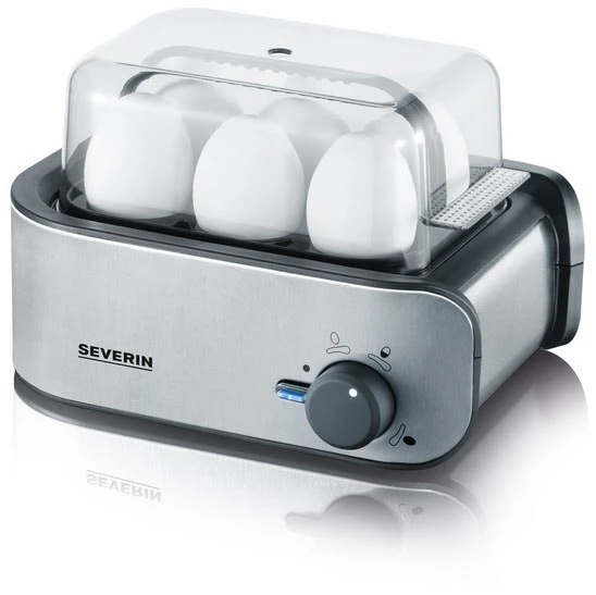 Severin EK 3134 Eierkocher Edelstahl/schwarz