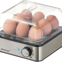 Steba EK 5 Eierkocher Edelstahl/schwarz