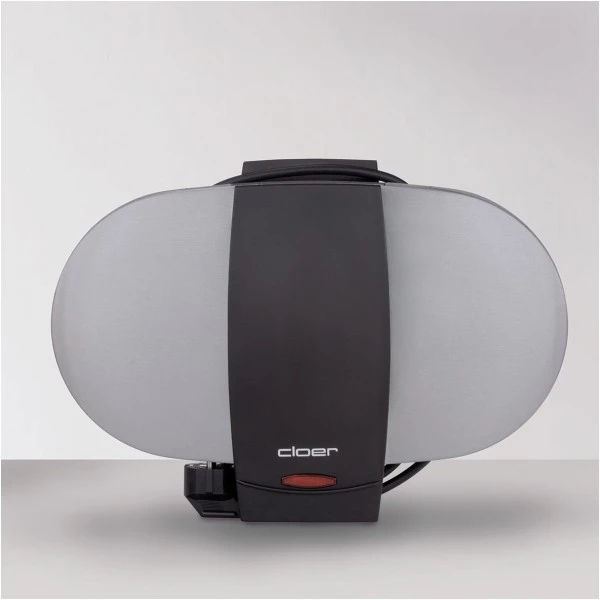 Cloer 1329 Doppelwaffelautomat Waffelautomat Edelstahl Matt – Bild 3