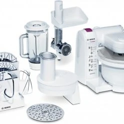 Bosch MUM4657 Küchenmaschine Weiß/brombeere