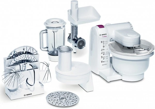 Bosch MUM4657 Küchenmaschine Weiß/brombeere