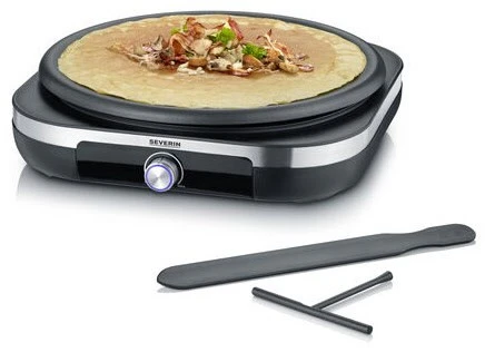 Severin CM 2199 Crepesmaker Edelstahl-gebürstet/schwarz – Bild 5
