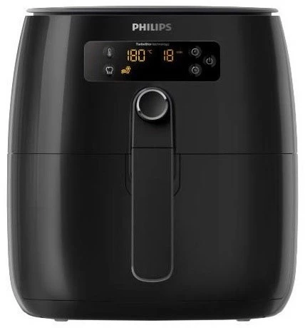 Philips HD9645/90 Avance Collection Fritteuse Schwarz/silber