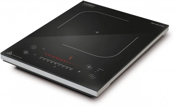 Caso Pro Slide 2100 Induktionskochplatte Edelstahl/schwarz