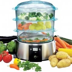 Gastroback Design Dampfgarer Edelstahl/transparent