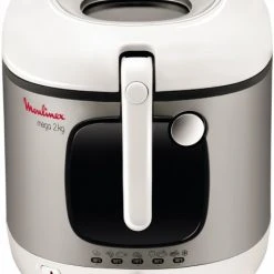 Moulinex AM 4800 Mega Fritteuse Weiß/edelstahl