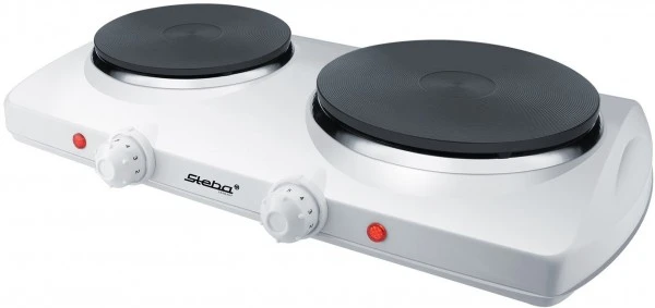 Steba KF 150 Doppelkochplatte Weiß/schwarz