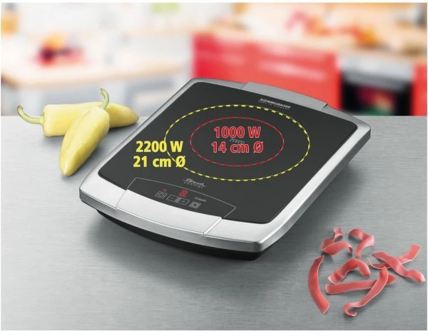 Rommelsbacher CT 2203/TC Kochplatte Edelstahl – Bild 4