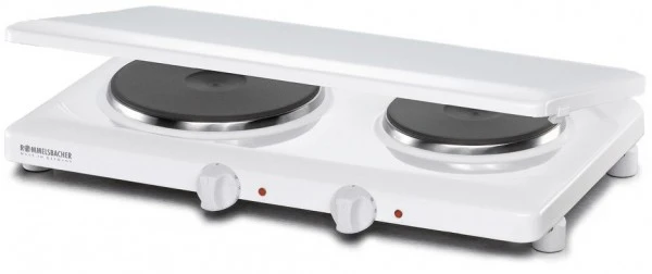 Rommelsbacher THL 2597/A Doppelkochplatte Weiß