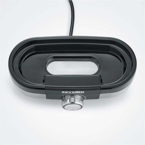 Severin EK 3163 Eierkocher Edelstahl-gebürstet/schwarz – Bild 2