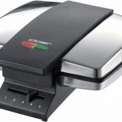 Cloer 1431 Waffelautomat Edelstahl /schwarz
